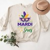 Simply Sage Market Women's Graphic Sweatshirt Mardi Gras Mask Sparkle - 2 of 2