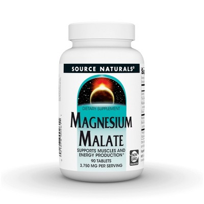 Magnesium Malate by Source Naturals, Inc.  -  90 Tablet