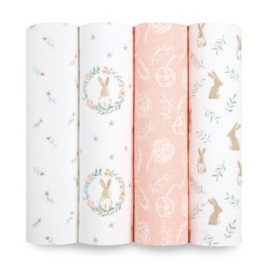 aden + anais essentials Muslin Swaddle Blankets - 4pk - 1 of 4