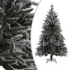 Artificial Christmas Tree Green with white flocked snow - 2 of 4