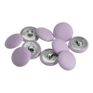Unique Bargains Round Metal Sewing Cloth Covered Button 10 Pcs - 1 of 4