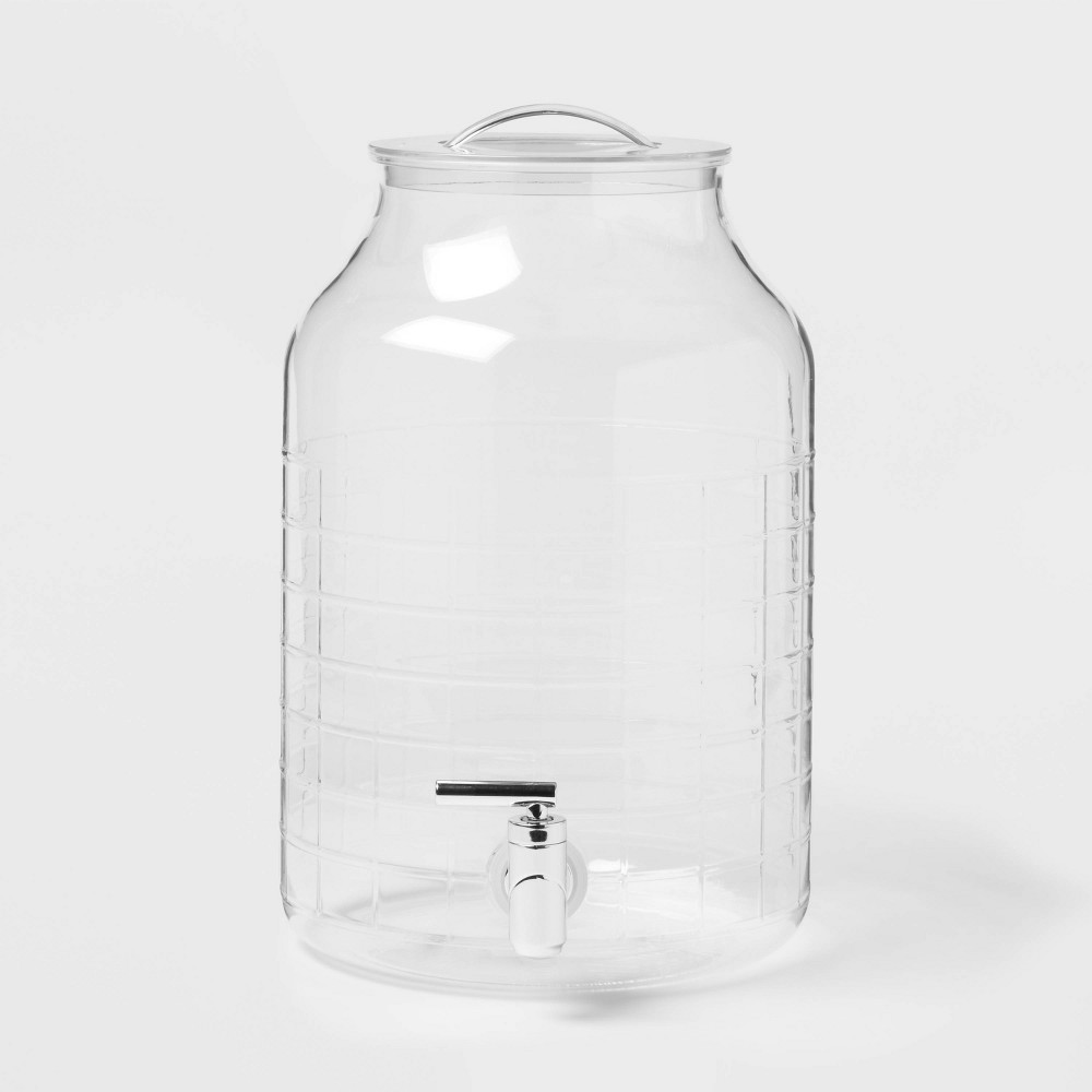 2gal Plastic Beverage Dispenser Clear Threshold