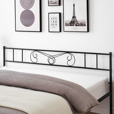 Bed Frame Platform with Headboard and Footboard