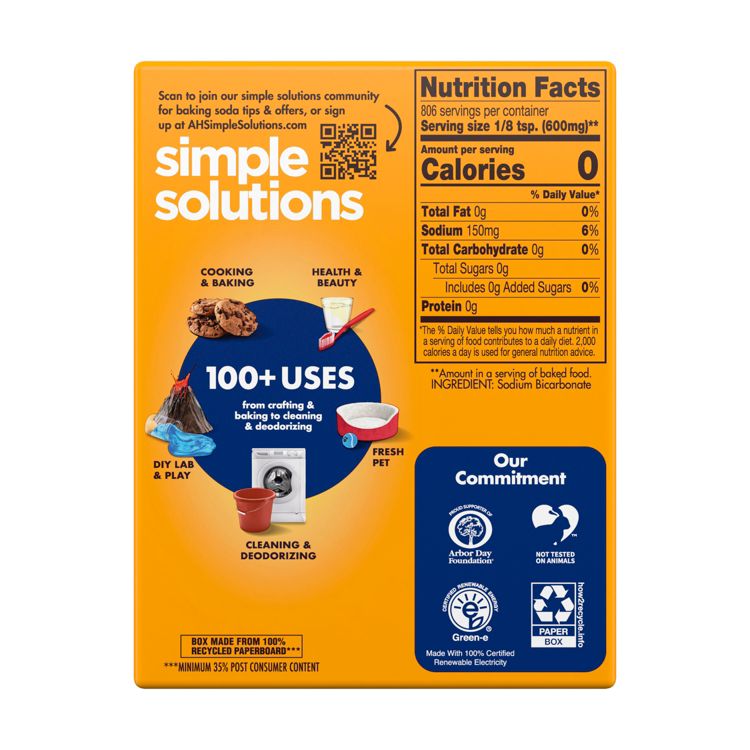 ARM & HAMMER Pure Baking Soda - 1lb, 2 of 10