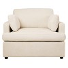 ACEPANO Oversized Accent Chair, Armchairs with Cushion For Living Room & Bedroom-Beige - 3 of 4
