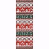Christmas Runner Rug Washable Non-Slip Snowman Carpet, Soft Low Pile Decorative Kitchen Floor Mat for Bedroom or Entryway - 2 of 4