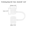 Unique Bargains Reusable Dust-Proof Flexible Washable Straw Cover - 2 of 4