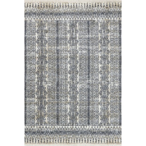 Nuloom Janene Banded Fringe Area Rug, 5' X 7' 10