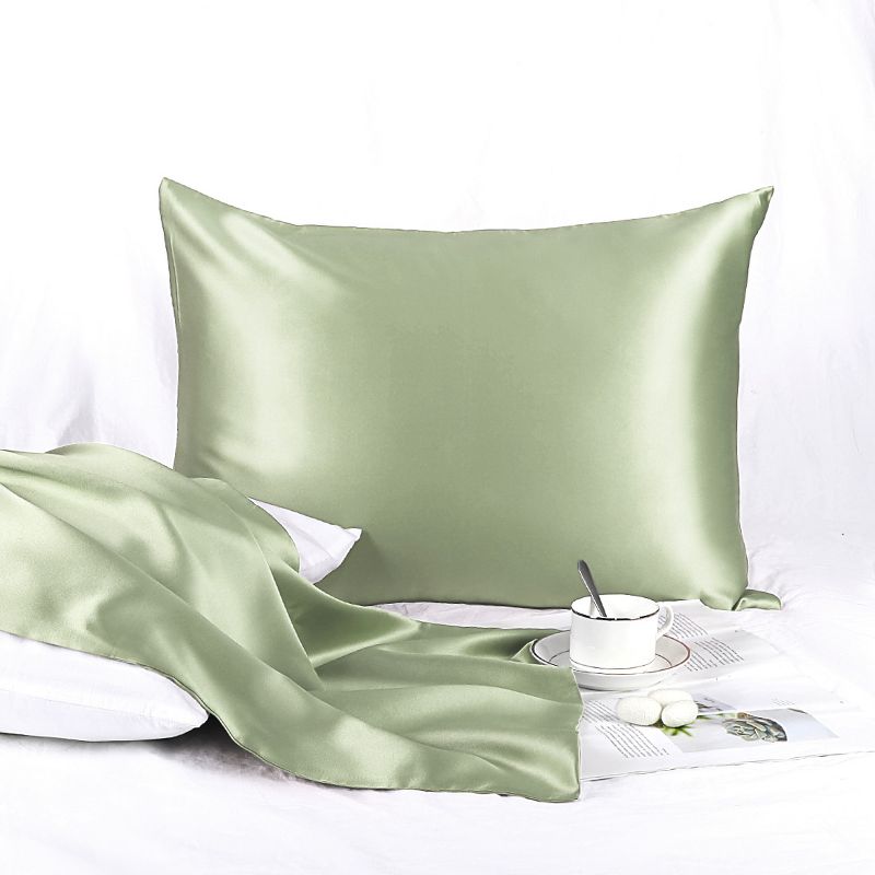 PiccoCasa Silk Soft Smooth Washable Pillowcases 1 Pc, 3 of 7