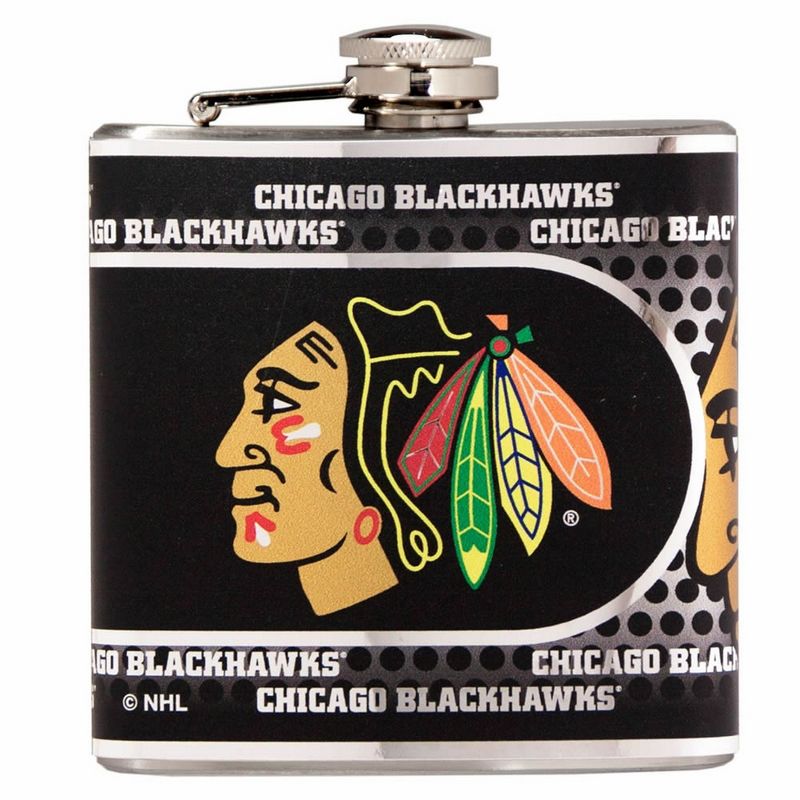 NHL 6oz Stainless Steel Flask, 1 of 2