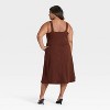 Women's Ponte Knit Midi Dress - A New Day™ - 2 of 3