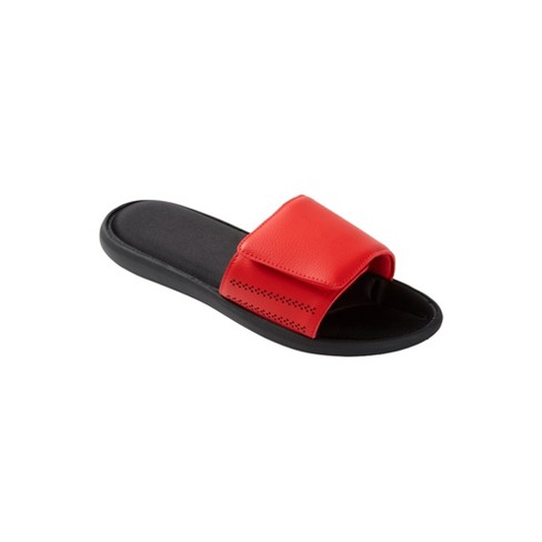 Mens slides store wide width