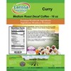 Larissa Veronica Curry Medium Roast Decaf Coffee (Gourmet, Naturally Flavored, Whole Coffee Beans) (16 oz, ZIN: 550873) - 2 of 4
