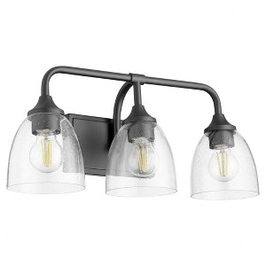 Quorum Lighting Enclave 3 - Light Vanity in  Matte Black - 1 of 3