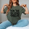 Simply Sage Market S.W.Smiley You're Doing Great Smiley Garment Dyed Tee - 2 of 4