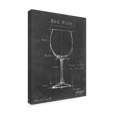 Trademark Fine Art -Ethan Harper 'Barware Blueprint Iii' Canvas Art