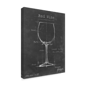 Trademark Fine Art -Ethan Harper 'Barware Blueprint Iii' Canvas Art - 1 of 4