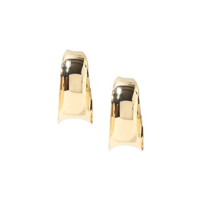 SOHI Women's California Gold Casual Hoop Earrings