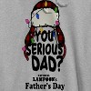 National Lampoon Men's You Serious Dad Hat Father'S Day Long Sleeve Graphic Cotton Sweatshirt Hoodie - 2 of 4
