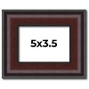 PosterPalooza | Photo Size Linear Brown Picture Frame - UV Acrylic, Foam Board Backing, Hanging Hardware - 2 of 4