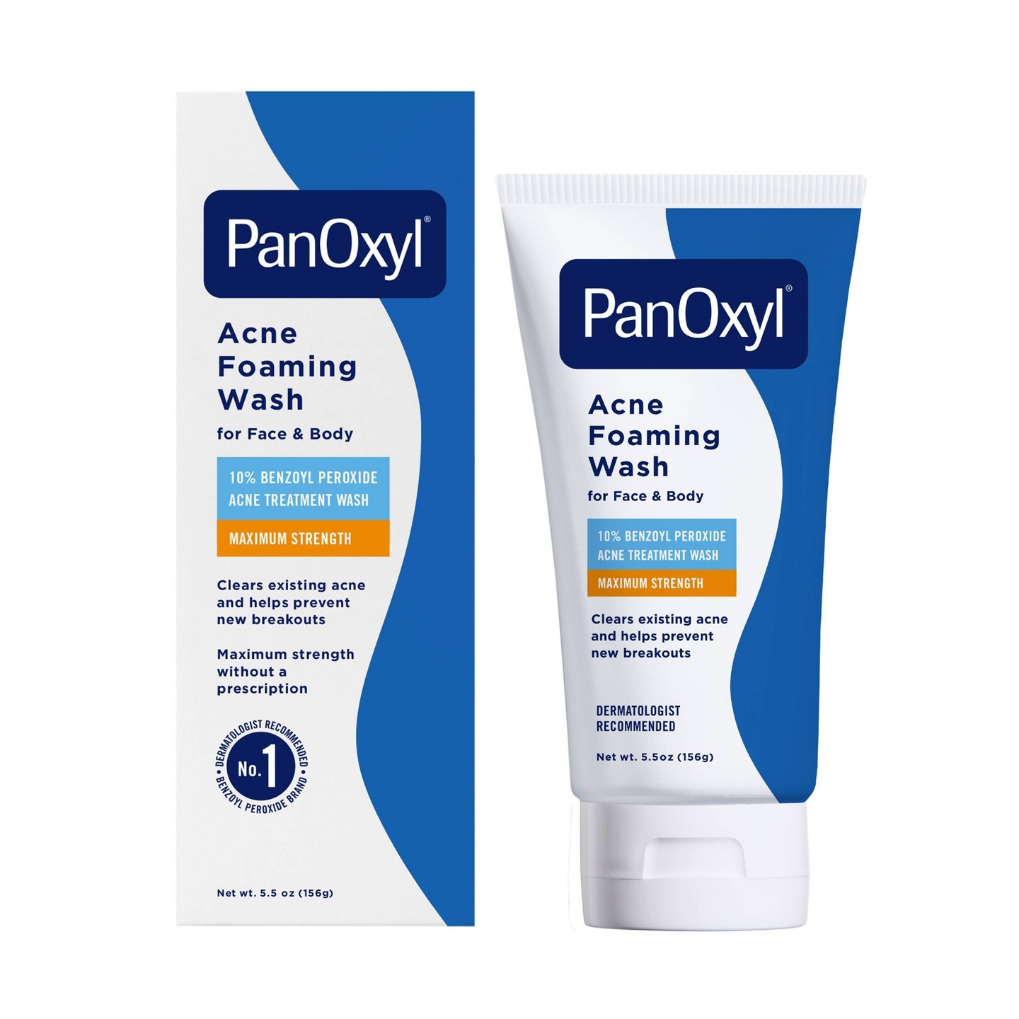 Пенка для умывания от акне PanOxyl с 10% бензоилпероксида, 5.5 oz — фото 1