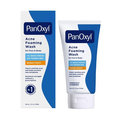 Пенка для умывания от акне PanOxyl с 10% бензоилпероксида, 5.5 oz