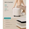 Round Storage Ottoman, Ottoman with Storage, 17.7" Dia. x 17.5" H, Sturdy Footrest with Legs, Supports 330 lb, for Living Room & Bedroom - 4 of 4