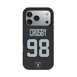 NFL Las Vegas Raiders Players Game Tactic Bump Cell Phone Case for Apple iPhone 17 Series - 1 of 4