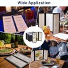 WeChef 30 Pcs Restaurant Menu Covers Gate-view Fold 1 Page 2 View 8.5x11" & 2 Page 4 View 4.25x11" Wine List Bar Cafe - 2 of 4