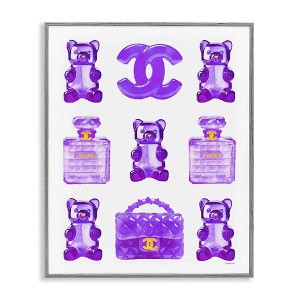 Stupell Industries Purple Glam Gummy Candy, 24" x 30" - 1 of 4