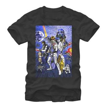 Men's Star Wars Stained Glass Poster T-Shirt
