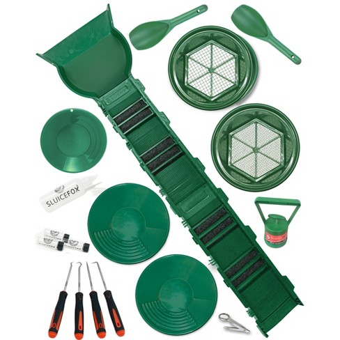 Sluice Fox 61 inch portable gold sluice box and bucket sifter kit for gold  mining | Gold prospecting sluice box with stack-on classifiers. Classify