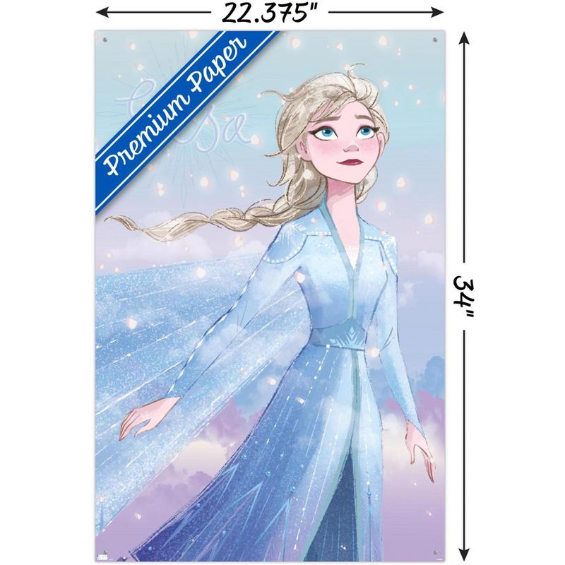 Trends International Disney Frozen - Elsa Glance Unframed Wall Poster Prints, 3 of 7
