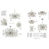 Elk Home Snowburst 20 - Light Chandelier in  Polished Chrome - 3 of 3
