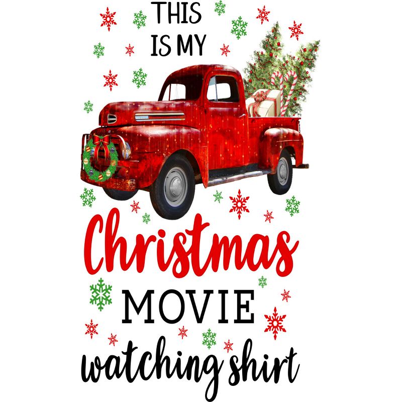 Men's Design By Humans This is My Christmas Movie Watching Shirt By CoffeeMomRepeat T-Shirt, 2 of 5