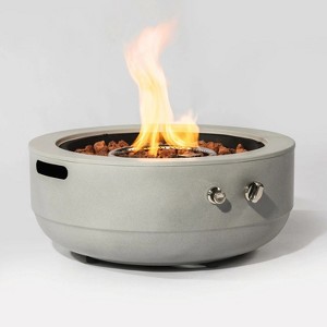 Small concrete round fire pit bowl - 1 of 4