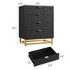 3/4/5 Drawer Dresser for Bedroom, Modern Dressers with Gold Metal Handles for Living Room, Hallway, Entryway - 2 of 4