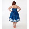 Unique Vintage Women's Plus Sweetheart Swing Dress - 4 of 4