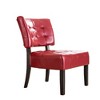 Blended Leather Tufted Oversized Accent Chair with Kiln-Dried Hardwood Frame - 4 of 4