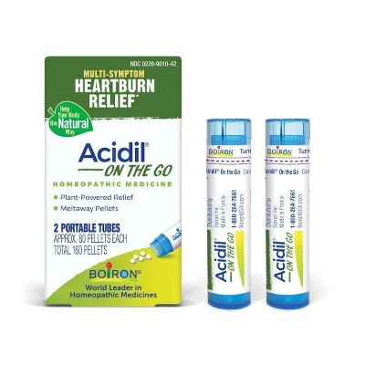 Acidil On the Go by Boiron Homeopathic Medicine for Heartburn Relief  -  160 Pellet