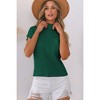 Amaryllis Women's Ribbed Knit Mock Neck Sleeveless Sweater Relaxed Fit with Front Pocket Chic and Cozy Transitional Layer - 2 of 4