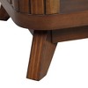 NicBex 2-Tier Side Table with Rounded Corners & Waterproof Surface, 25'' Rectangular End Table with Storage Shelf, Farmhouse Sofa Side Table - 4 of 4