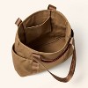 Large Canvas Tote Bag - Woolrich x Target Khaki Brown - 4 of 4