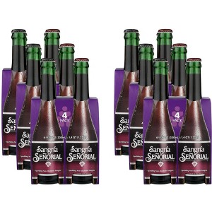 Senorial Sangria Beverage - Case of 6 - 4 bottles/11.16 fl oz. - 1 of 2