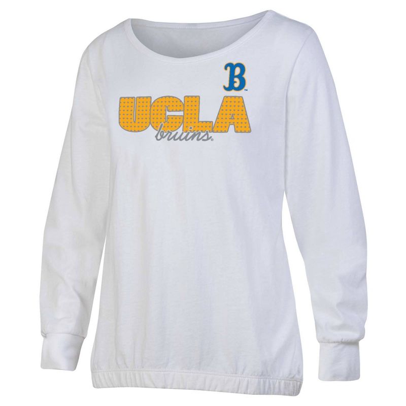 NCAA UCLA Bruins Girls&#39; White Long Sleeve T-Shirt, 1 of 4