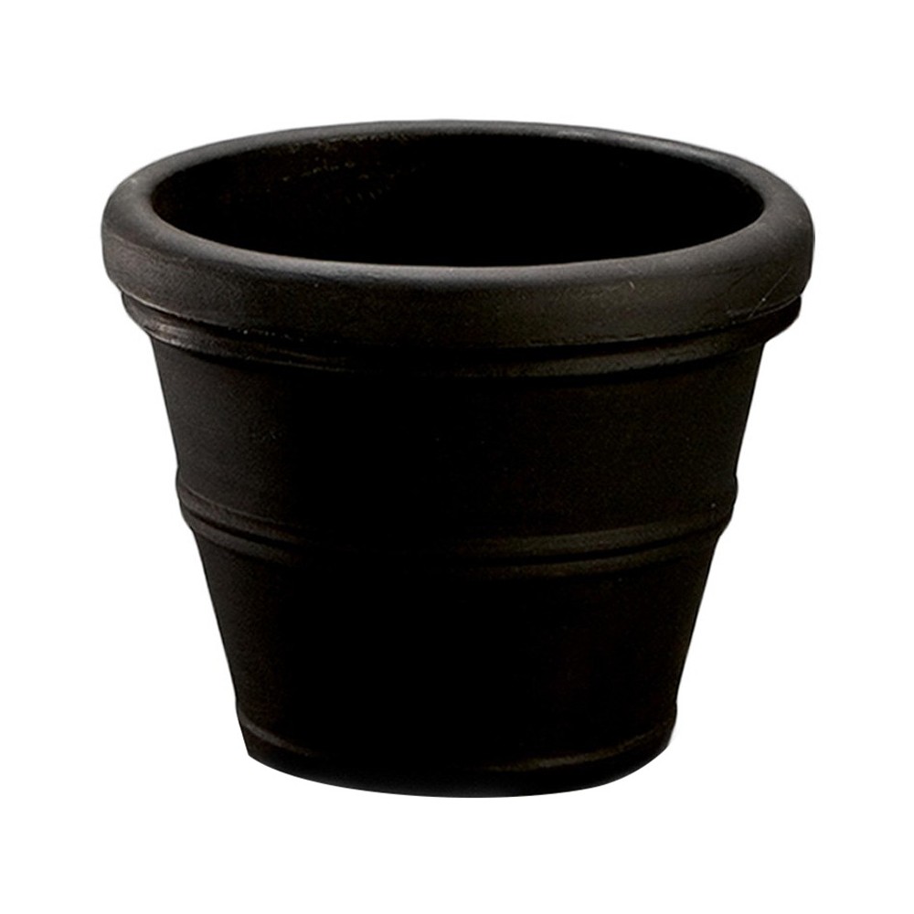 Photos - Flower Pot Crescent Garden 20" Wide Brunello Planter Pots Black