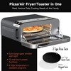 Kitchen Elite 15 in 1 Digital Toaster Oven Air Fryer Combo with Touch Panel and 12 Inch Pizza Capacity, Stainless Steel, Silver - 3 of 4