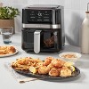 Cuisinart 2.6qt Basket Air Fryer Black/Stainless Steel Finish AIR-80: 1100W, Cool Touch Handle, Dishwasher-Safe Parts - 3 of 4