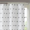 SEVOBAL Shower Curtain Casual Design with All Over Pom Pom Detail Easy to Coordinate with Bathroom Decor, Grey, 72"*72"*0.13" - 3 of 4