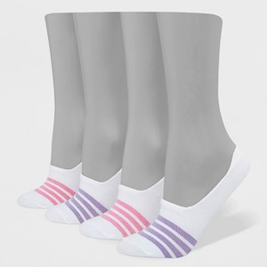 Hanes Premium Women's 4pk Cool Comfort Lightweight Liner Socks - 5-9 - 1 of 3